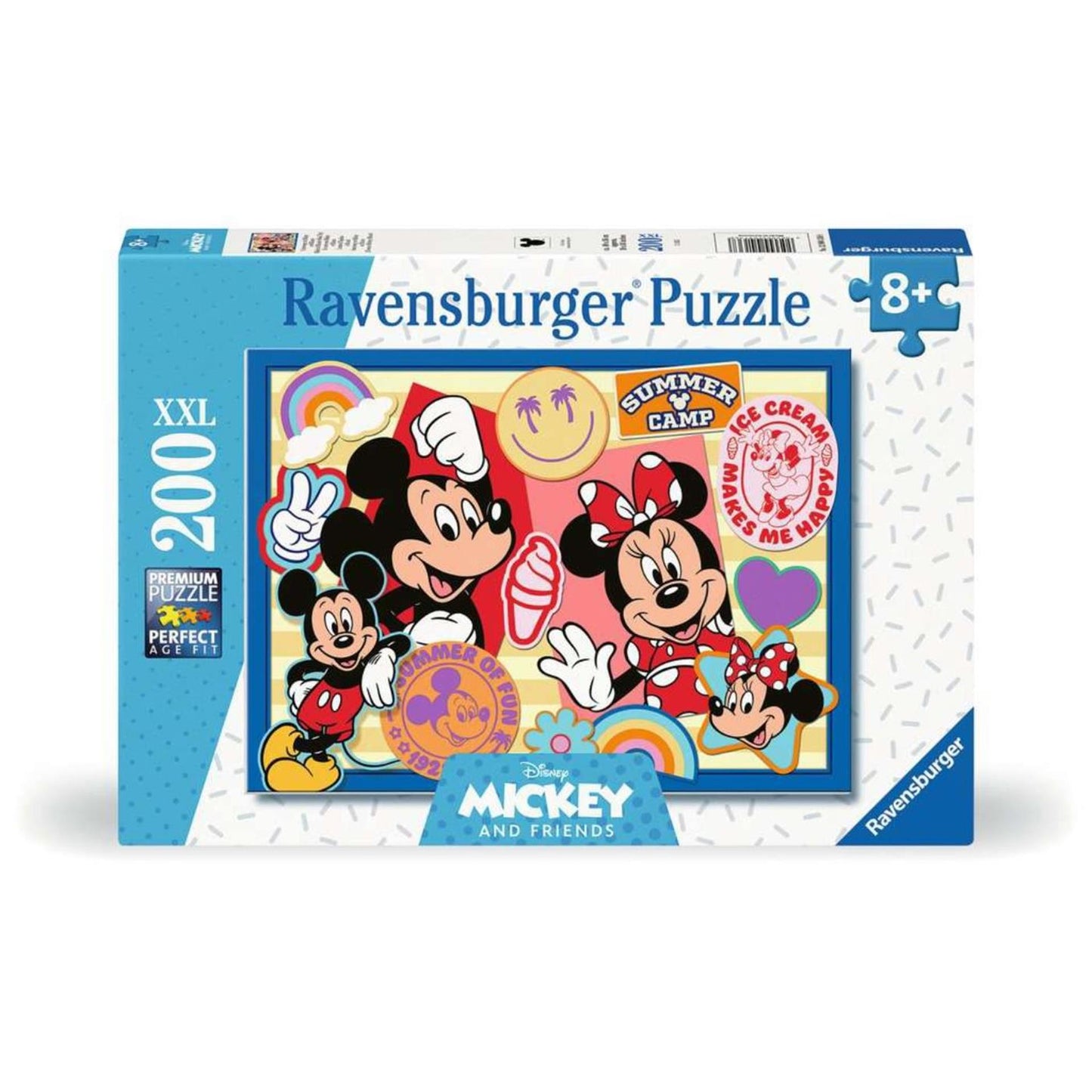 Ravensburger Jigsaw Puzzle XXL Mickey et Minnie, 200st.
