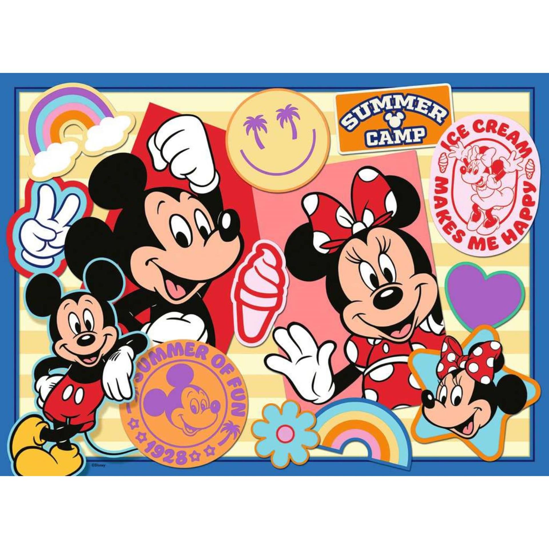 Ravensburger Jigsaw Puzzle XXL Mickey et Minnie, 200st.
