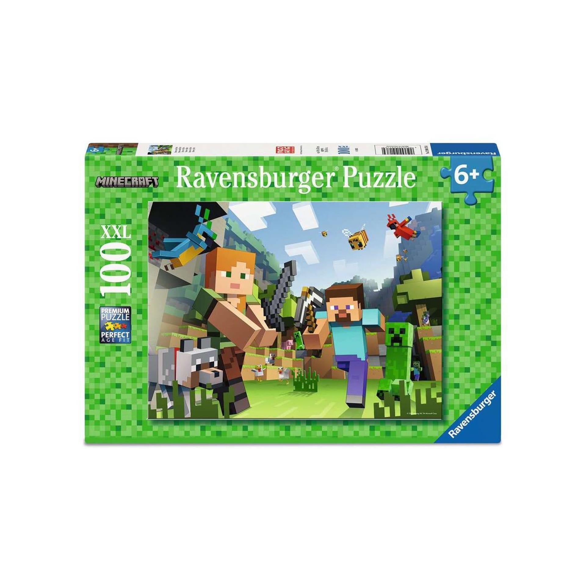 Ravensburger puzzle minecraft - 100 pcs. XXL