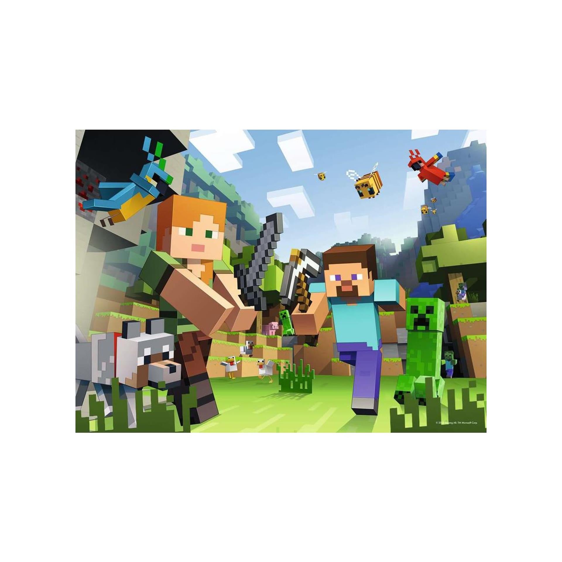 Ravensburger puzzle minecraft - 100 pcs. XXL