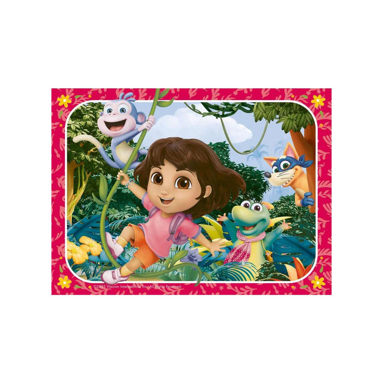 Puzzle Ravensburger Dora l'exploratrice rejoignez l'aventure ! - 4 énigmes