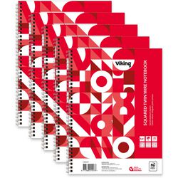 Bloc de cours viking rouge