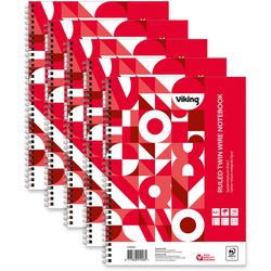 Bloc de cours viking rouge