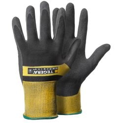 Gants de précision tegera 8802-9 nitrile, nylon noir