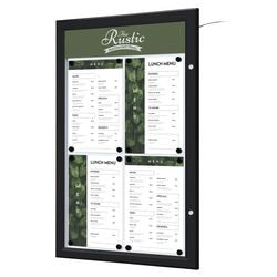 Tableau de menu showdown scz4xa4ledc9005 5270 g noir