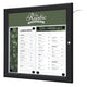Tableau de menu showdown scz2xa4ledc9005 3650 g noir