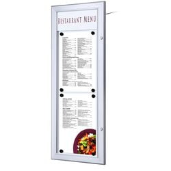 Tableau de menu showdown scz2xa4tled 3540 g argent