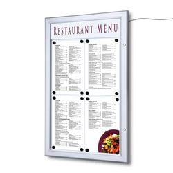 Tableau de menu showdown scz4xa4led 5270 g argent