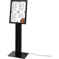 Tableau de menu showdown scznpole4xa4c9005led 13900 g noir
