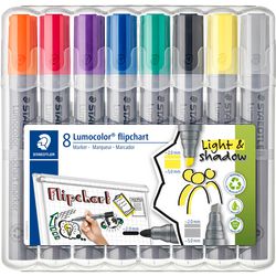 Marqueur pour tableau à feuilles Staedtler 5,0 mm gris permanent