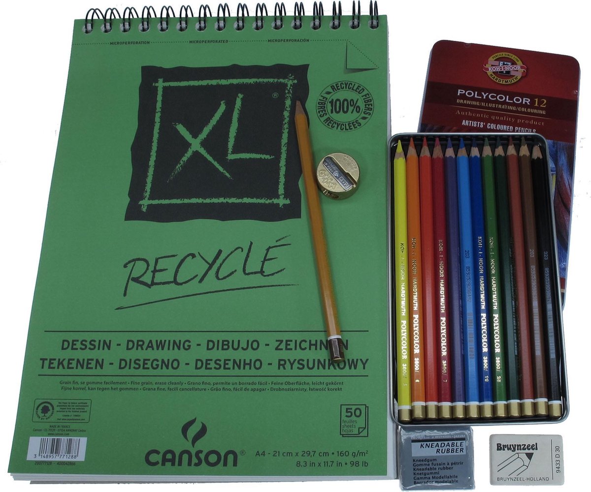 Album Canson papier recyclé xl - 160 grammes - a4 - 50 feuilles
