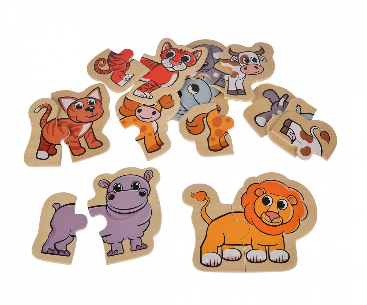 Eichhorn en bois pour animaux puzzle 16 pièces