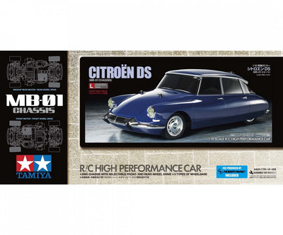 Maquette Tamiya véhicules militaires - 58734 rc Citroën DS - MB-01 avec certificat RC plastique - 1:10 - modélisme