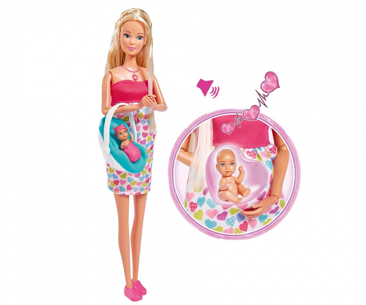 Steffi Love avec bébé