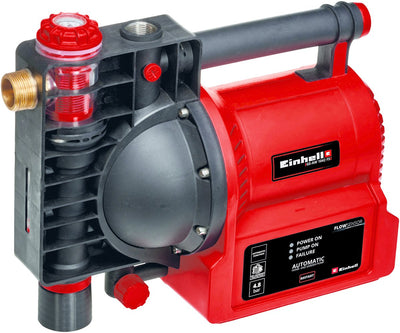 Pompe de jardin électrique automatique Einhell ge-aw 1042 fs - 1050 w - 4,8 bar - 4 200 l h - max. hauteur de refoulement : 48 m - max. hauteur d'aspiration : 8 m - fonction automatique - affichage LED