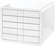 Commode Han - i-box - 5 tiroirs fermés - blanc - ha-1551-12