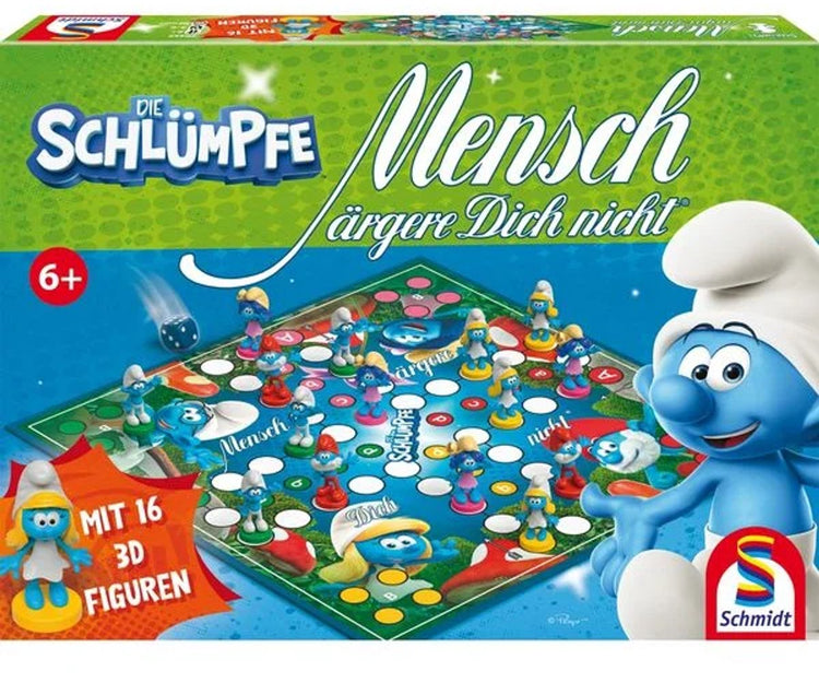 L'homme Schmidt ne t'ennuie pas - Jeu des Schtroumpfs - en allemand -