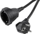 Rallonge Q-link - mise à la terre - h05vv-f - 3 x 1,5 mmâ² - noir - 3 m