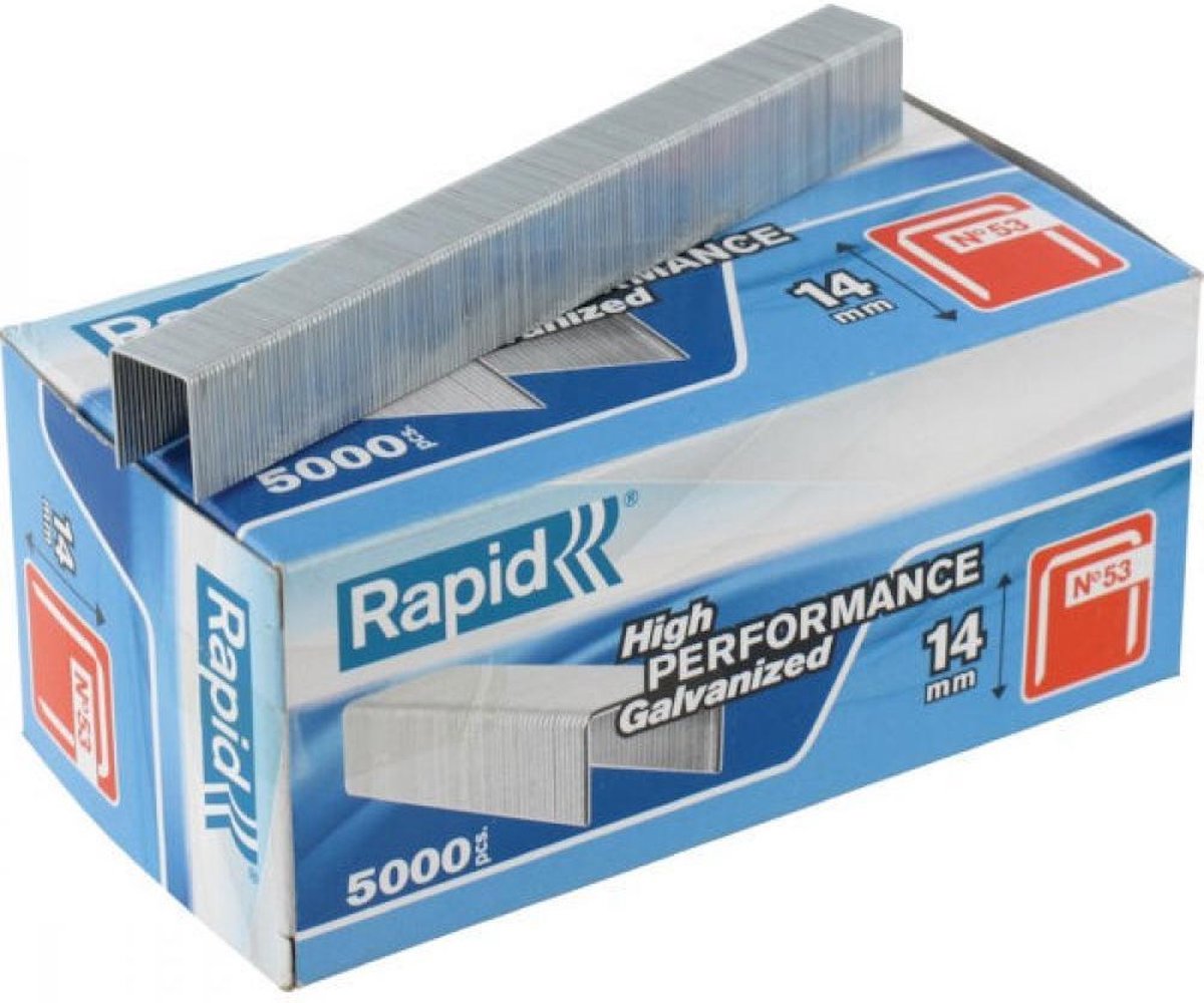 Agrafes rapides en fil fin – galvanisées – pointes pointues – 14 mm – 5000 pièces