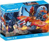 Playmobil | héros | drone héros contre ninja maléfique | jouets à partir de 5 ans | cadeau pour les enfants | avec des figurines de jeu de drones pour des jeux de rôle aventureux | 71833 - afbeelding 1