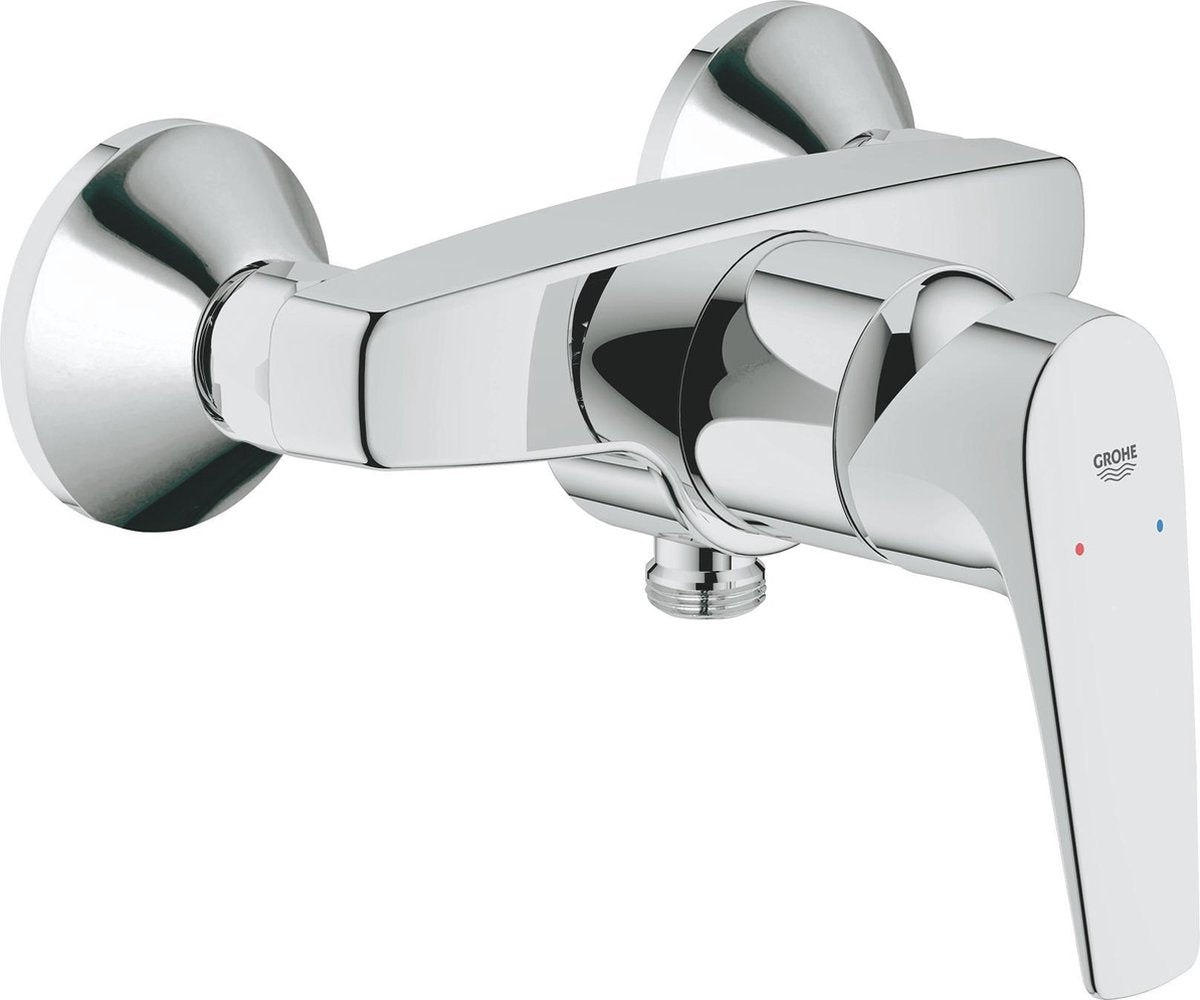 Mitigeur de douche Grohe bauflow - entraxe 15cm - chrome - 23755000