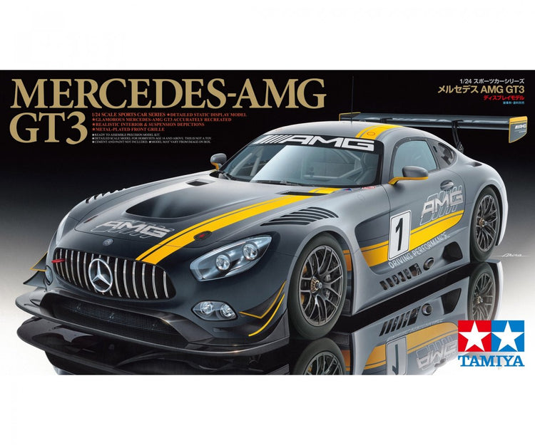 Tamiya modèle kit voiture - 24345 mercedes-amg gt3 plastique - 1:24 - modélisme