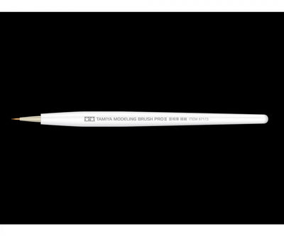 Tamiya hobby brush - 87173 kolinsky brush pro ii - pointu - extra fin 1 pinceau