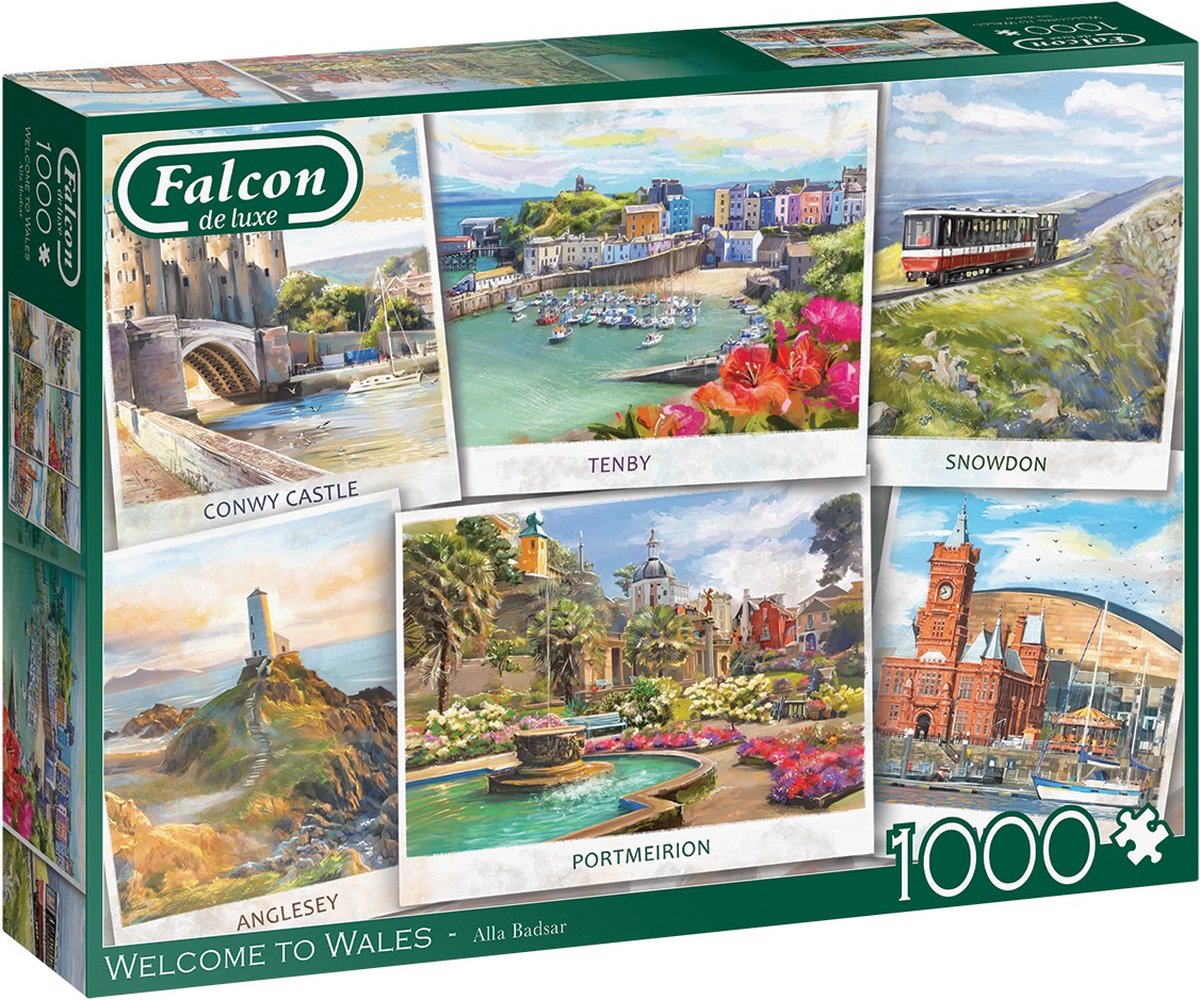Puzzle Falcon Bienvenue au Pays de Galles - puzzle - 1000 pièces