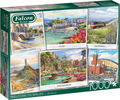 Puzzle Falcon Bienvenue au Pays de Galles - puzzle - 1000 pièces