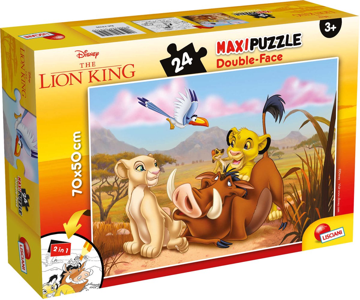 Lisciani Disney Puzzle Df Maxi Floor 24 Le Roi Lion