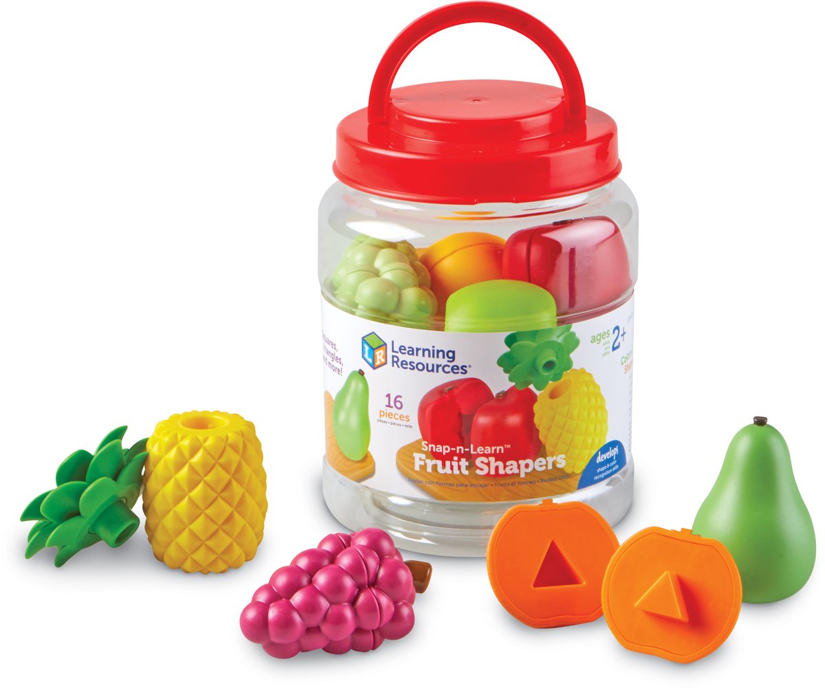 Ressources d'apprentissage façonneurs de fruits snap-n-learn™ - 2+