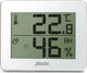 Alecto ws-55 - thermomètre hygromètre pour usage intérieur - blanc