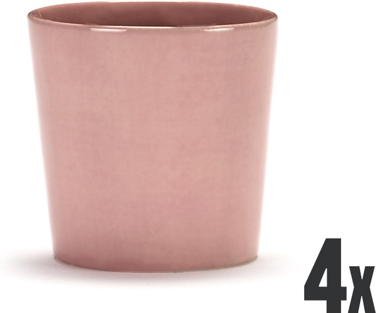 Serax - fête ottolenghi - tasse à café - rose - 7 ø - 4 pièces