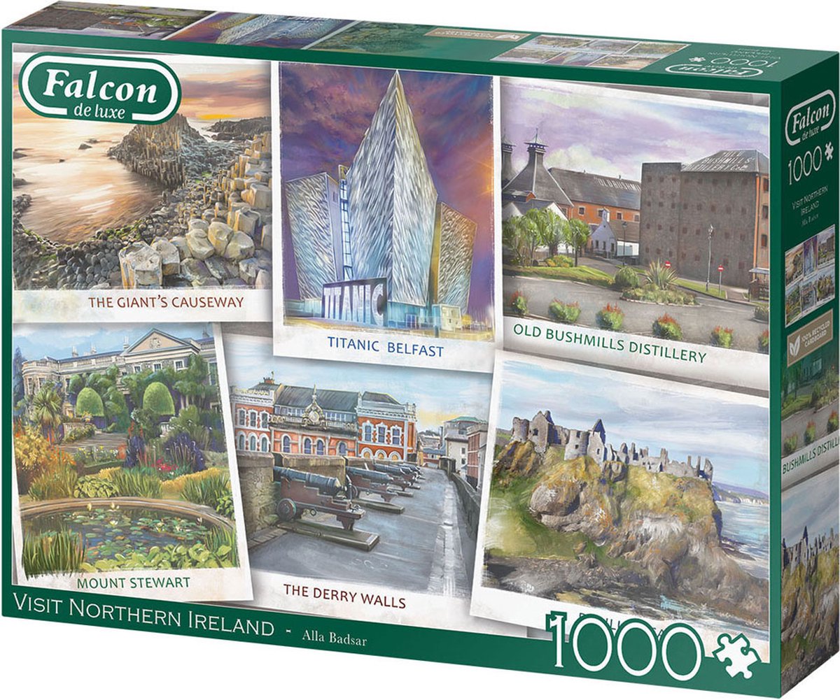 Jumbo Legpuzzel Visitez l'Irlande du Nord, 1000st.