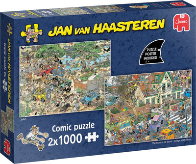 Jumbo Legpuzzel 2in1 tempête, 1000st.