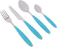 Gimex - color line - couverts - arc-en-ciel - bleu - 4 pièces