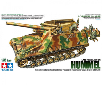 Tamiya maquette véhicule militaire - 35367 pz-haubitze hummel (production tardive) plastique - 1:35 - maquette