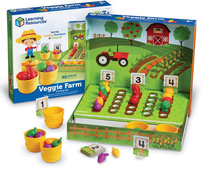 Ressources pédagogiques ferme végétarienne - kit de tri pour marchand de légumes - 1+