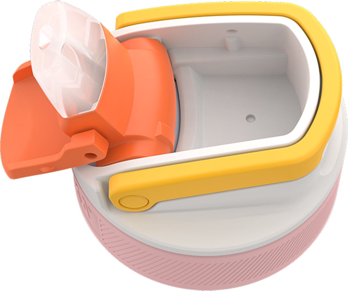 Kambukka - couvercle de bouteille d'eau avec paille - multipack lagon rose