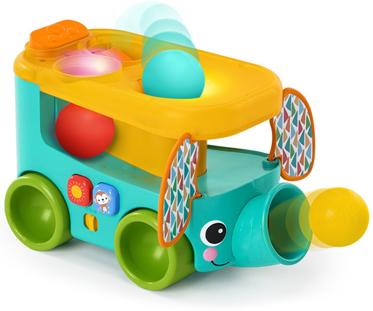 Bright start bébé safari bus avec balles - - à partir de 6 mois