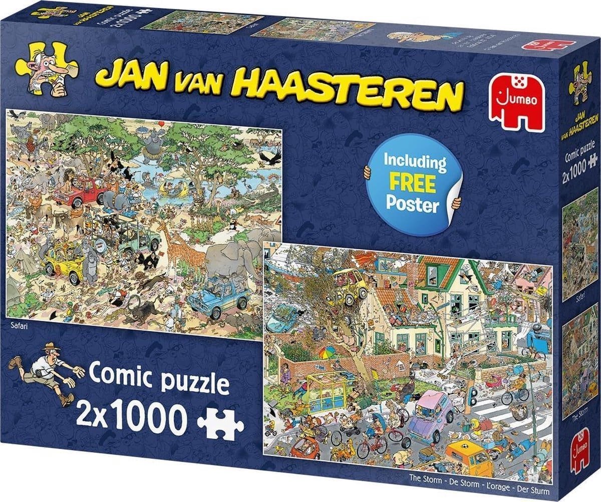 Jumbo Legpuzzel 2in1 tempête, 1000st.