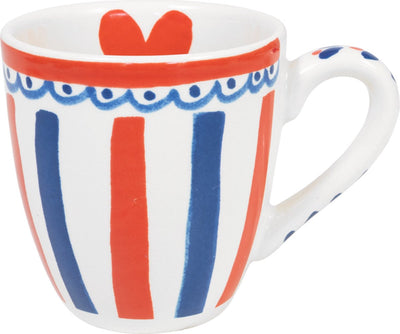 Blond amsterdam spéciaux néerlandais gloire mini tasse à rayures, 0,2 l