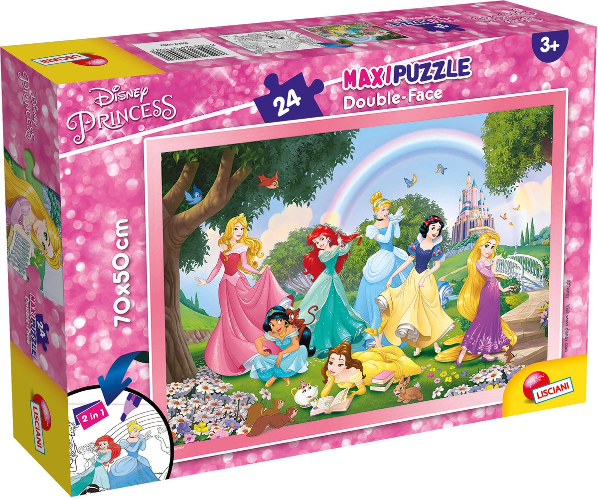 Lisciani Disney puzzle df maxi étage 24 princesse