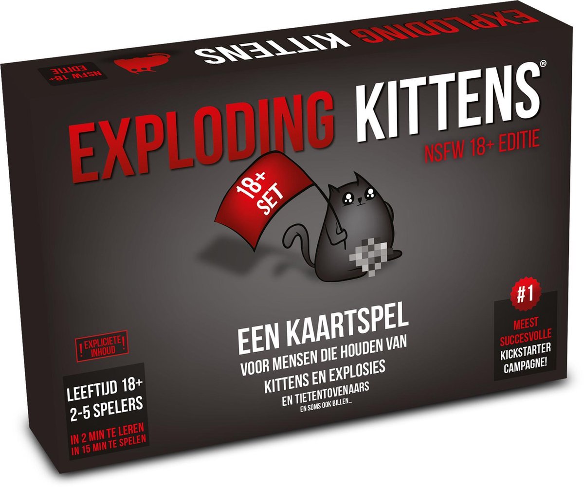 Asmodee Exploseing Kittens NSFW Edition