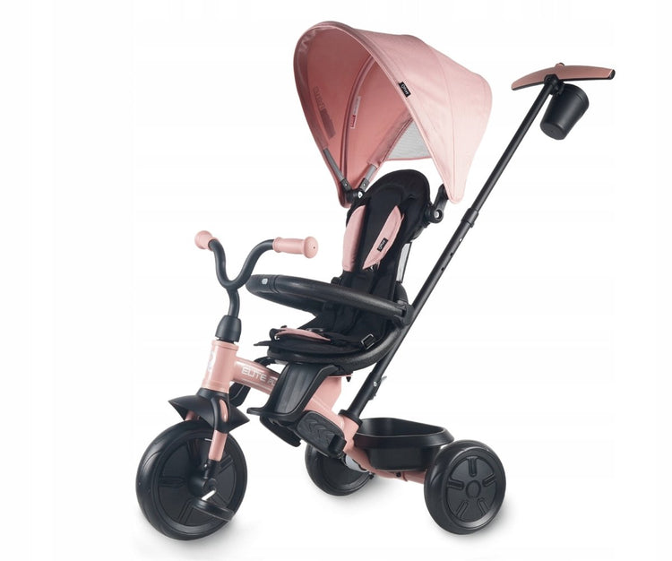 Qplay elite platinum tricycle - rose