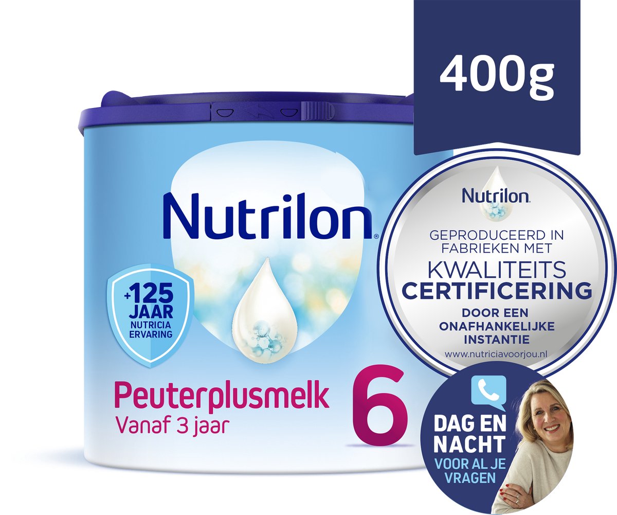 Nutrilon 6 bambin plus lait – biberon à partir de 3 ans – 400g