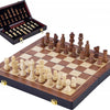 Jeu d'échecs pliant en bois de base 38.5x38.5x5,8 cm