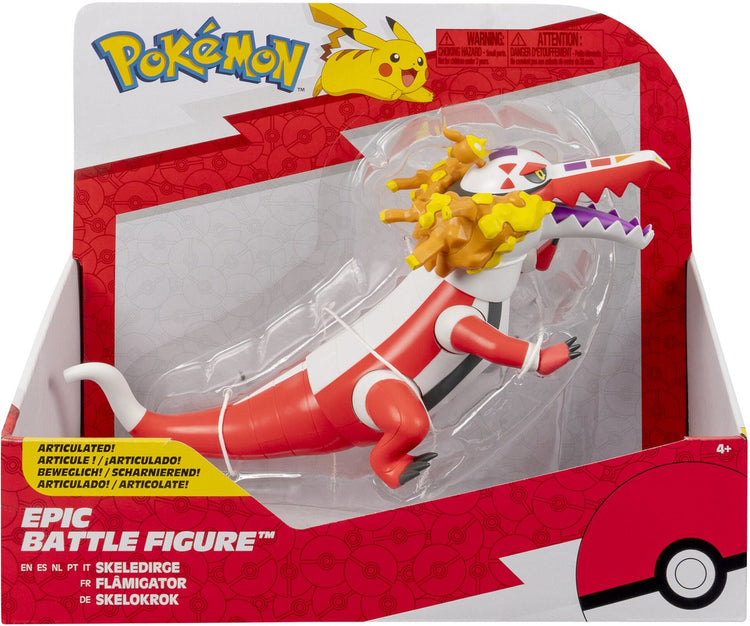 Figurine de combat épique Pokémon Jazwares - Skeledirge