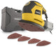 Ponceuse à main électrique Powerplus powx04810 - Ponceuse multi 220 w - 15 feuilles abrasives, dépoussiéreur, mallette de rangement