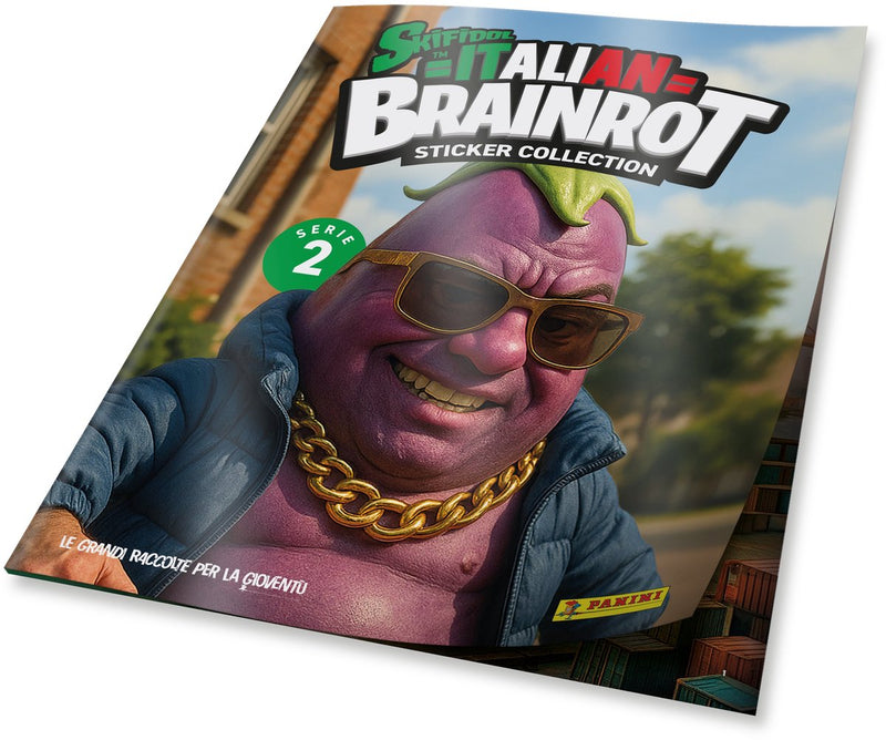 Panini - autocollant brainrot italien skifidol 2 - pack de démarrage